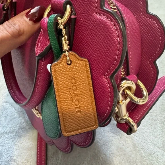 Coach Raspberry Mini Bag - Picture 5 of 6